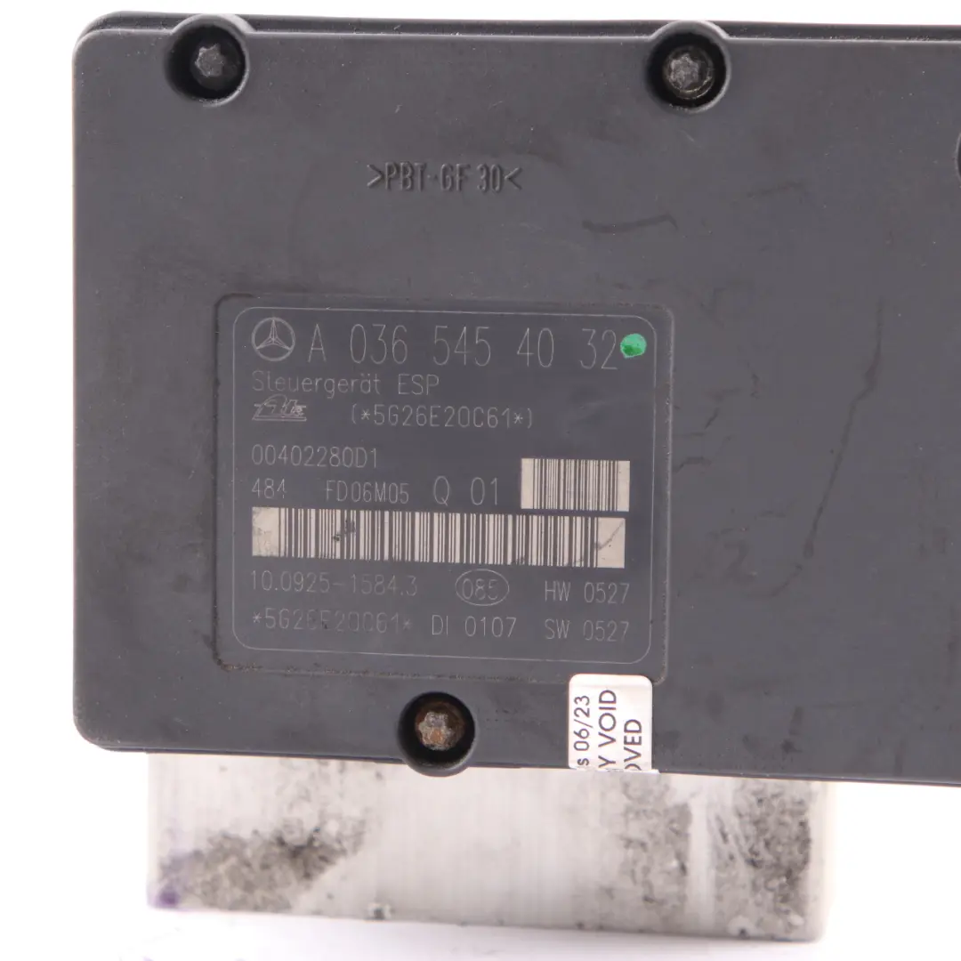 ABS ESP Hydraulische Bremspumpe A0355458132 A0054314412 Mercedes W203 - SKU A0064310312 - Teilenummer A0064310312