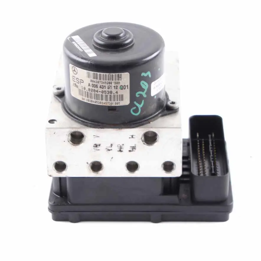  Pompe de frein Mercedes W203 ABS ESP Unité de frein hydraulique - SKU A0064315112 - Numéro de pièce A0064315112