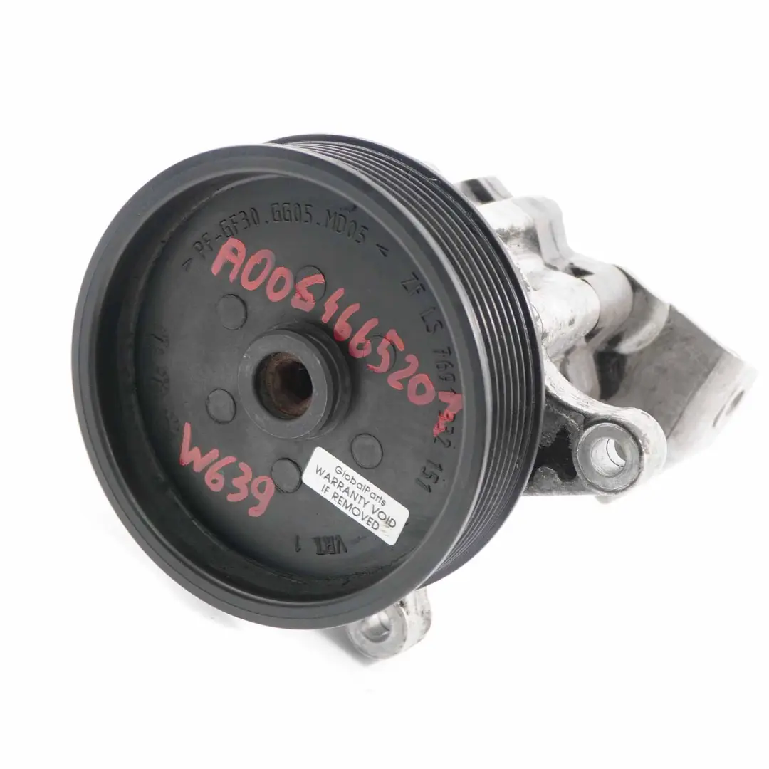 Pompe Direction Assistée Mercedes W639 OM642 Diesel Unité Mécanique pour à propos du numéro de pièce A0064665201 Pompe Direction Assistée Mercedes W639 OM642 Diesel Unité Mécanique - SKU A0064665201 - Numéro de pièce A0064665201