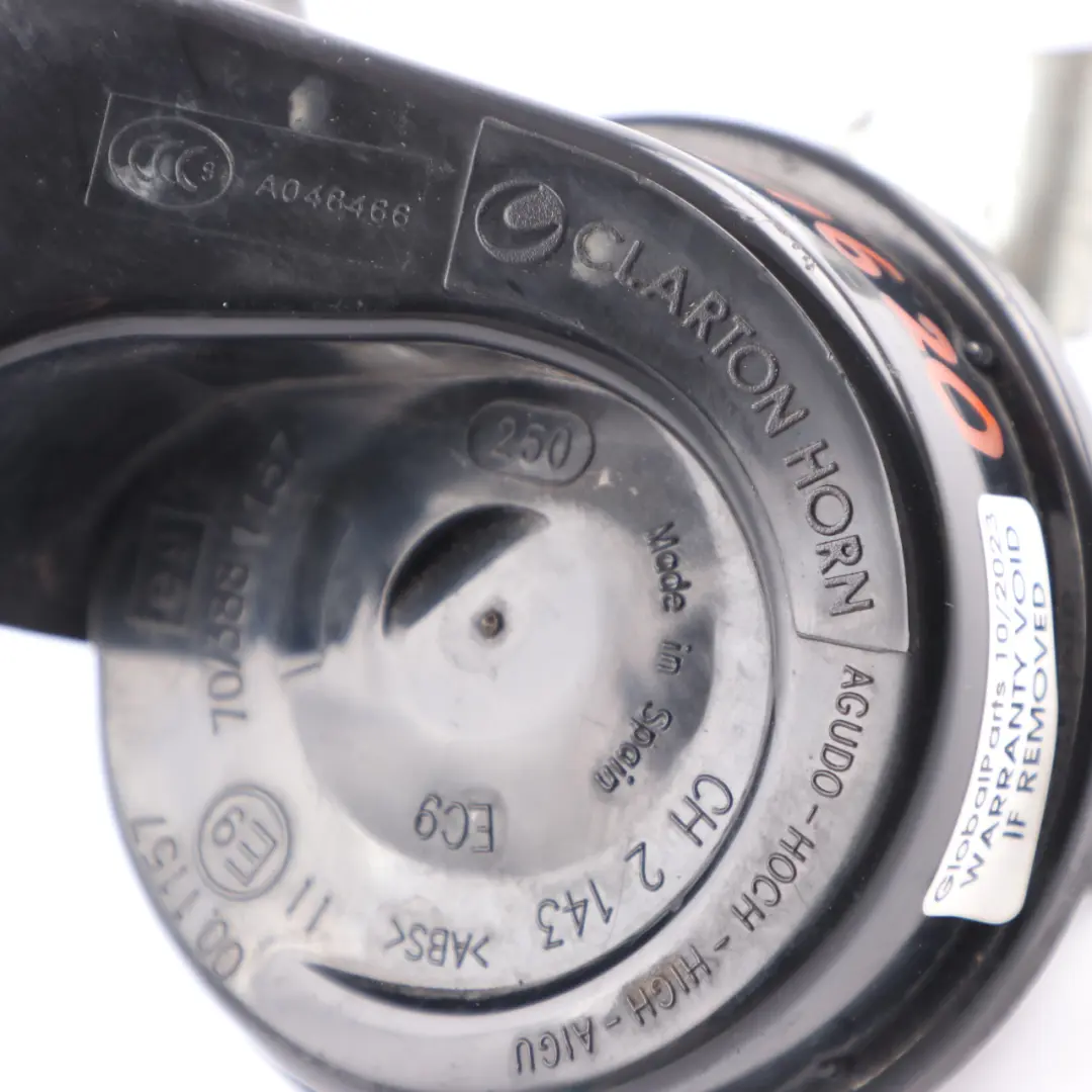 Klaxon Mercedes W204 W212 Fanfare High Tone Siren Pitch pour à propos du numéro de pièce A0065421620 Klaxon Mercedes W204 W212 Fanfare High Tone Siren Pitch - SKU A0065421620 - Numéro de pièce A0065421620