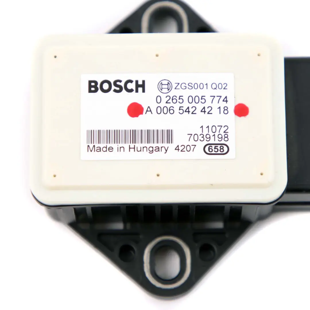 Drehen Rate Sensor Modul Steuerung Einheit für Mercedes W906 mit Teilenummer A0065424218 Mercedes W906 Drehen Rate Sensor Modul Steuerung Einheit - SKU A0065424218 - Teilenummer A0065424218