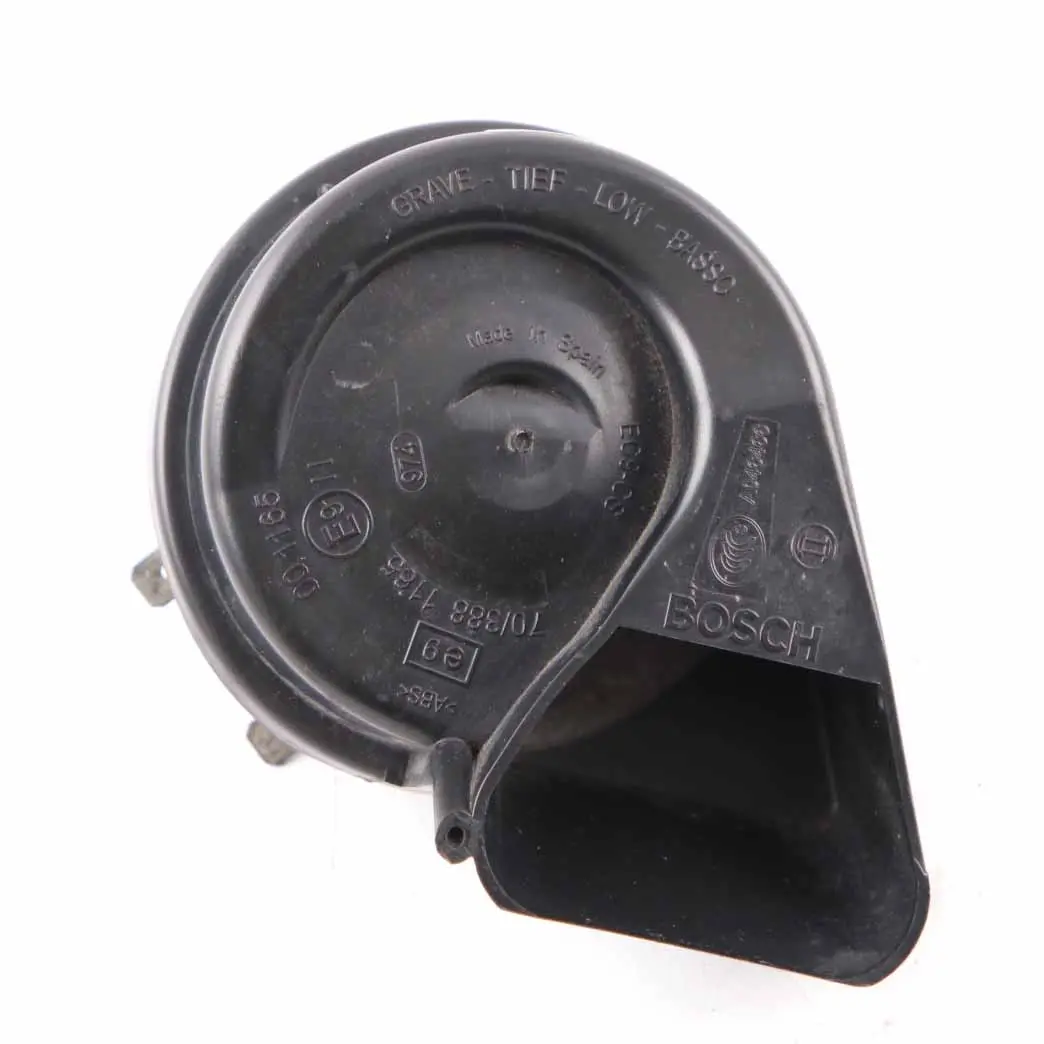 Hupe Signal Tiefton Fanfare Bosch 500Hz für Mercedes W245 mit Teilenummer A0065424420 Mercedes W245 Hupe Signal Tiefton Fanfare Bosch 500Hz - SKU A0065424420-1 - Teilenummer A0065424420