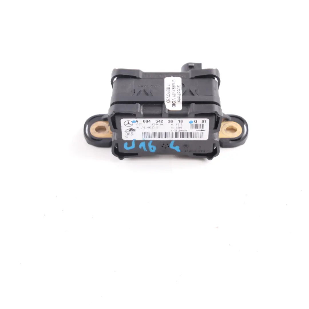 Modulo imbardata Mercedes W221 ML W164 Sensore tasso rotazione A0045423818 per con numero di parte A0065427018 Modulo imbardata Mercedes W221 ML W164 Sensore tasso rotazione A0045423818 - SKU A0065427018 - Numero di parte A0065427018
