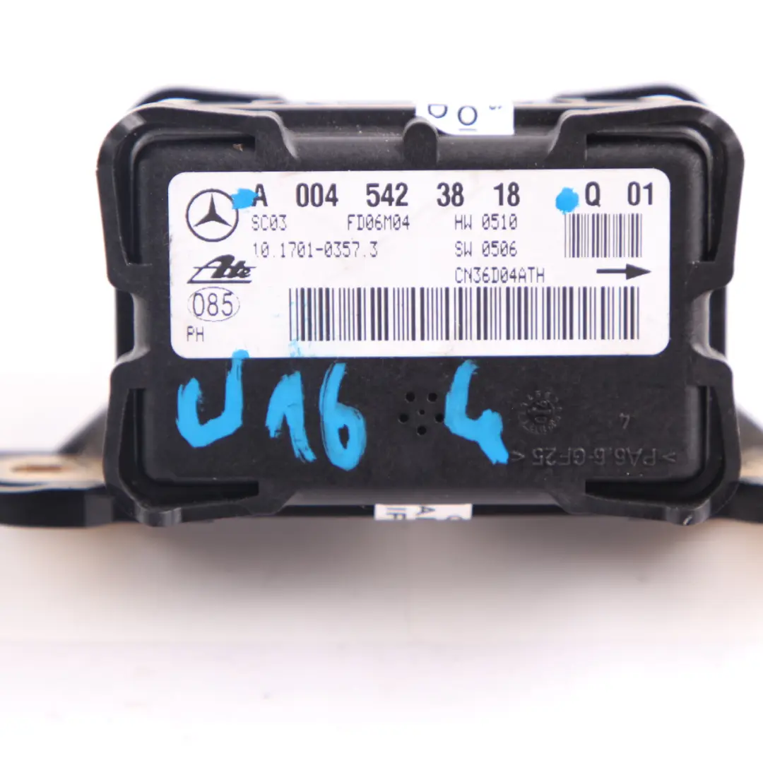 Module lacet Mercedes W221 ML W164 Capteur rotation d'accélération A0045423818 pour à propos du numéro de pièce A0065427018 Module lacet Mercedes W221 ML W164 Capteur rotation d'accélération A0045423818 - SKU A0065427018 - Numéro de pièce A0065427018
