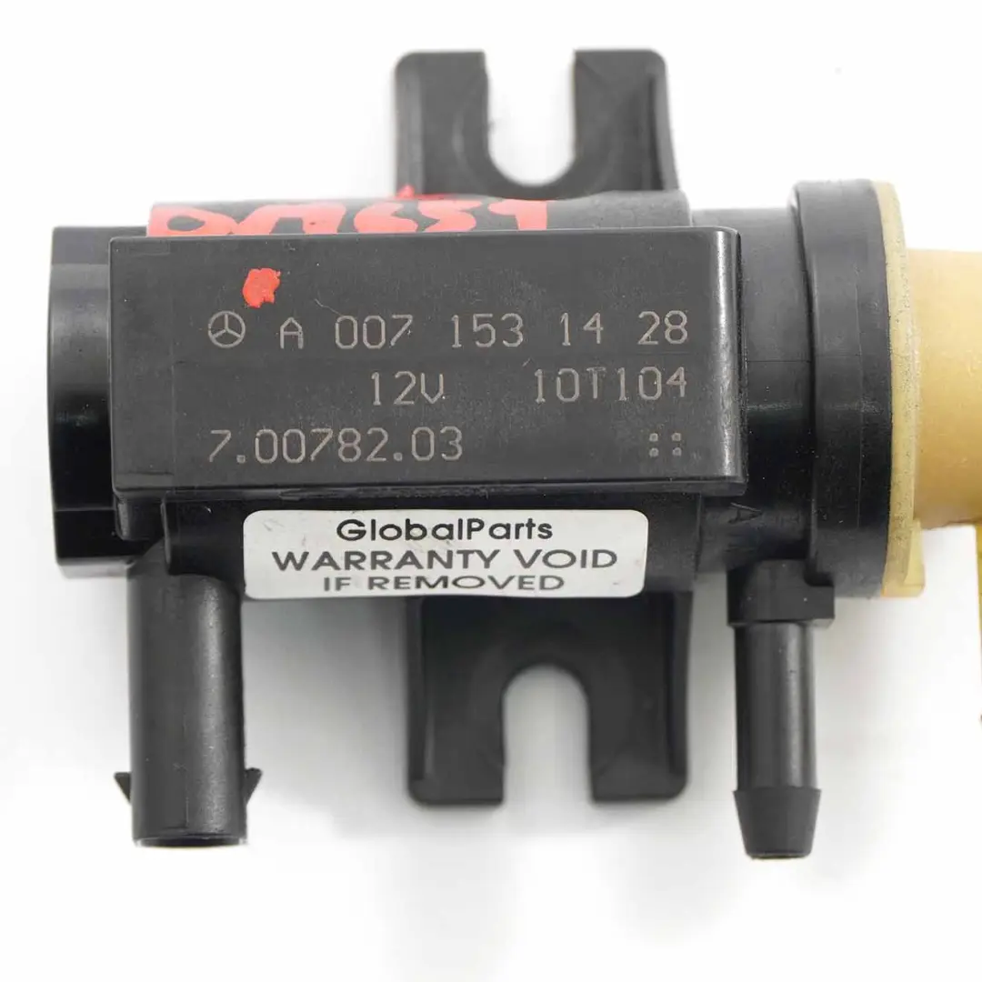  Válvula Vacío Mercedes W204 W212 Solenoide Control Colector Admisión - SKU A0071531428 - Número de pieza A0071531428