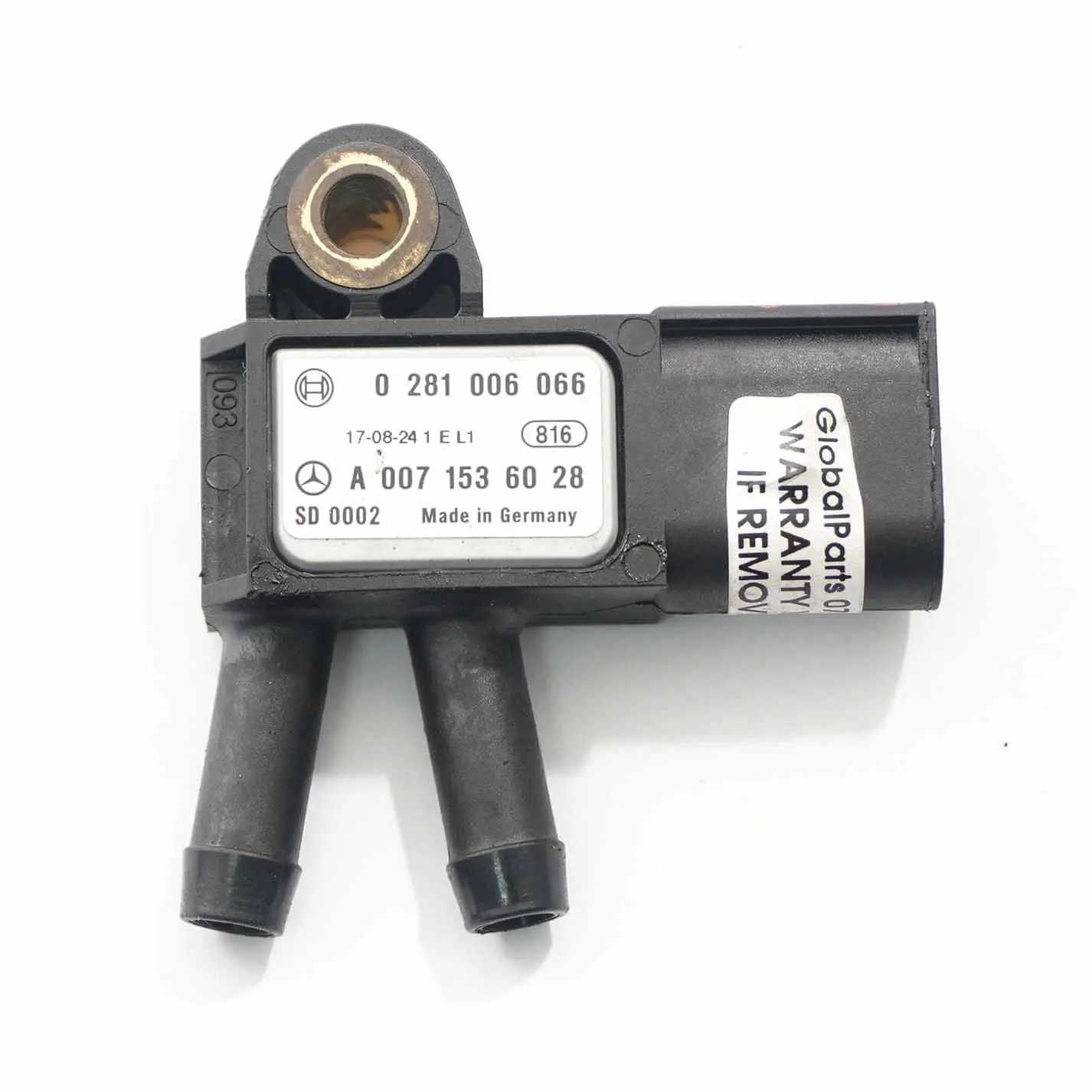 Mercedes W176 W246 OM651 Sensore pressione gas di scarico DPF A0071536028