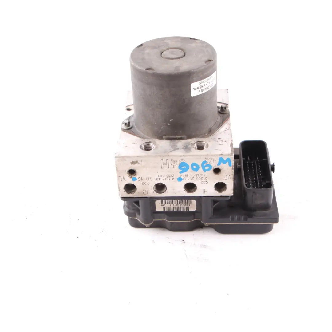 Pompe frein hydraulique Module contrôle Diesel pour Mercedes W906 à propos du numéro de pièce A0074313812 Mercedes W906 Pompe frein hydraulique Module contrôle Diesel - SKU A0074313812 - Numéro de pièce A0074313812