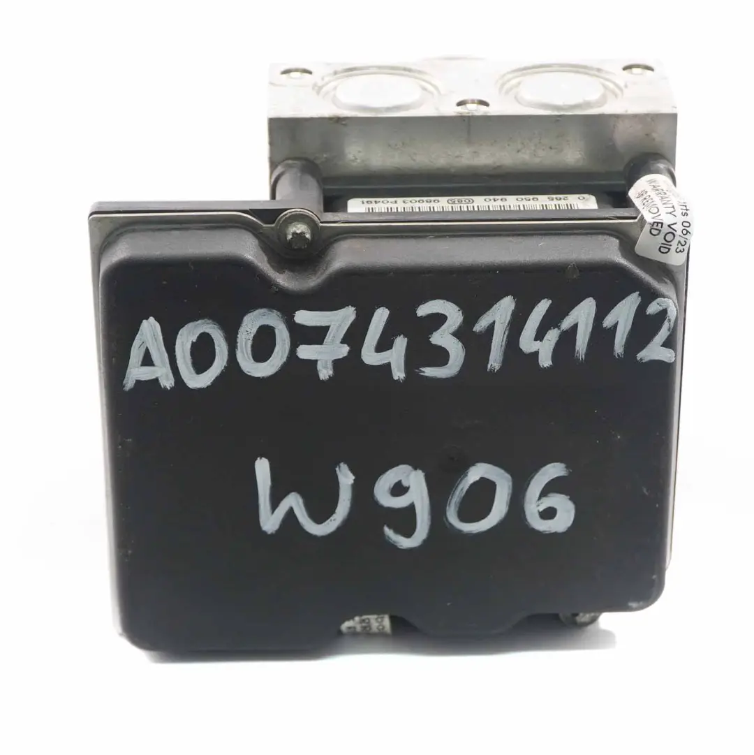 Mercedes Sprinter W906 Brake Pump ABS ESP Hydraulic Control Unit - SKU A0074314112 - Part number A0074314112