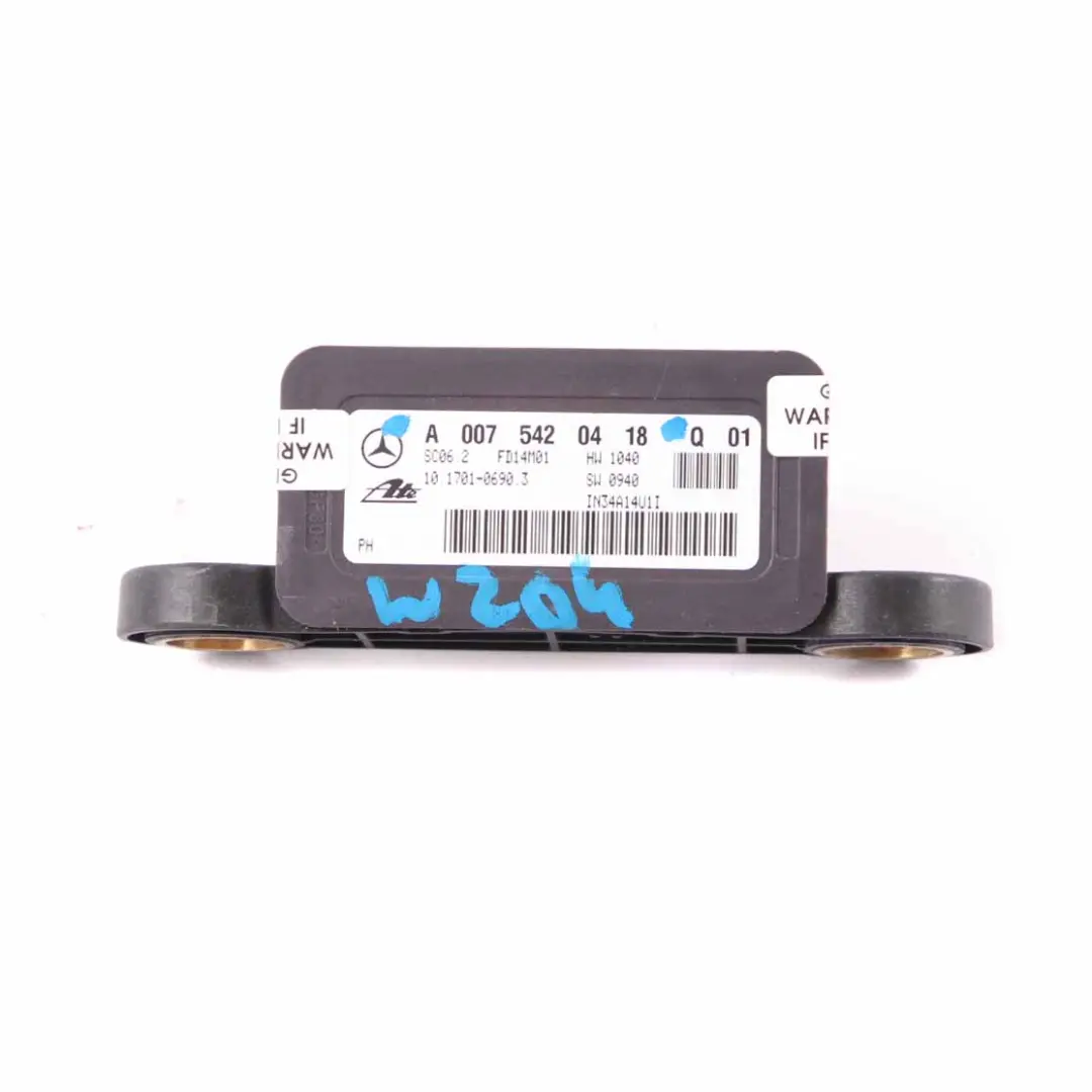 Gierrate Beschleunigung Sensor Modul für Mercedes W204 mit Teilenummer A0055421918 Mercedes W204 Gierrate Beschleunigung Sensor Modul - SKU A0075420418 - Teilenummer A0055421918