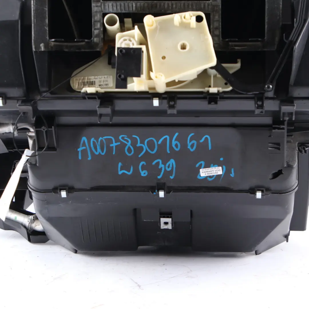 Mercedes Vito W639 Heater Air Conditioning A/C Matrix Housing - SKU A0078301661 - Part number A0078301661