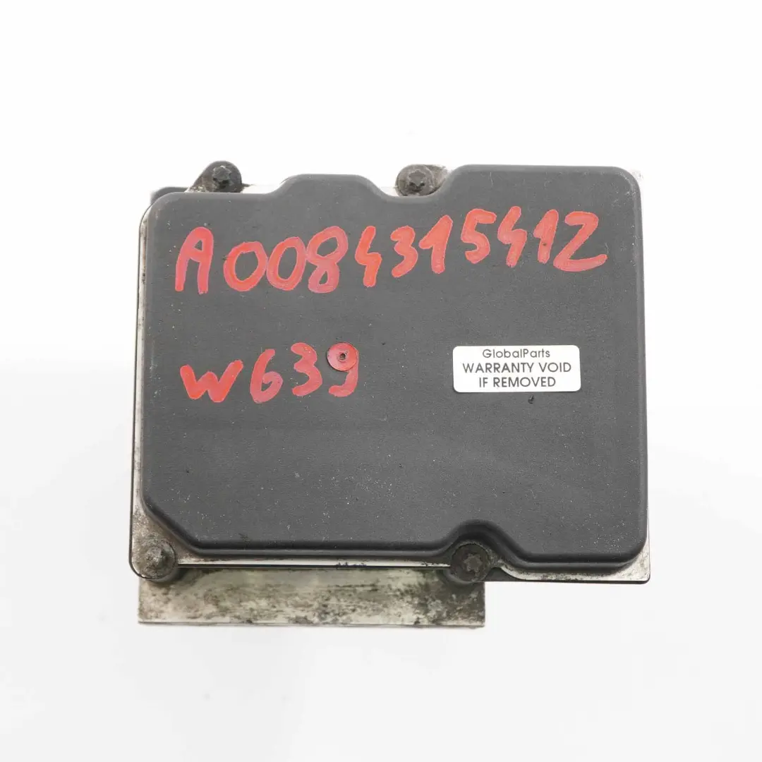  Brake Pump Mercedes W639 Vito ABS ESP Hydraulic Control Unit Module - SKU A0084315412 - Part number A0084315412