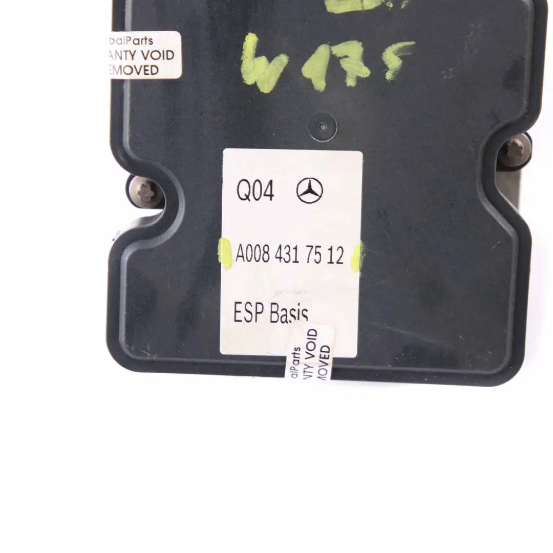  Brake Pump Mercedes W176 ESP ABS Hydro Control Unit Control Unit - SKU A0084317512 - Part number A0084317512