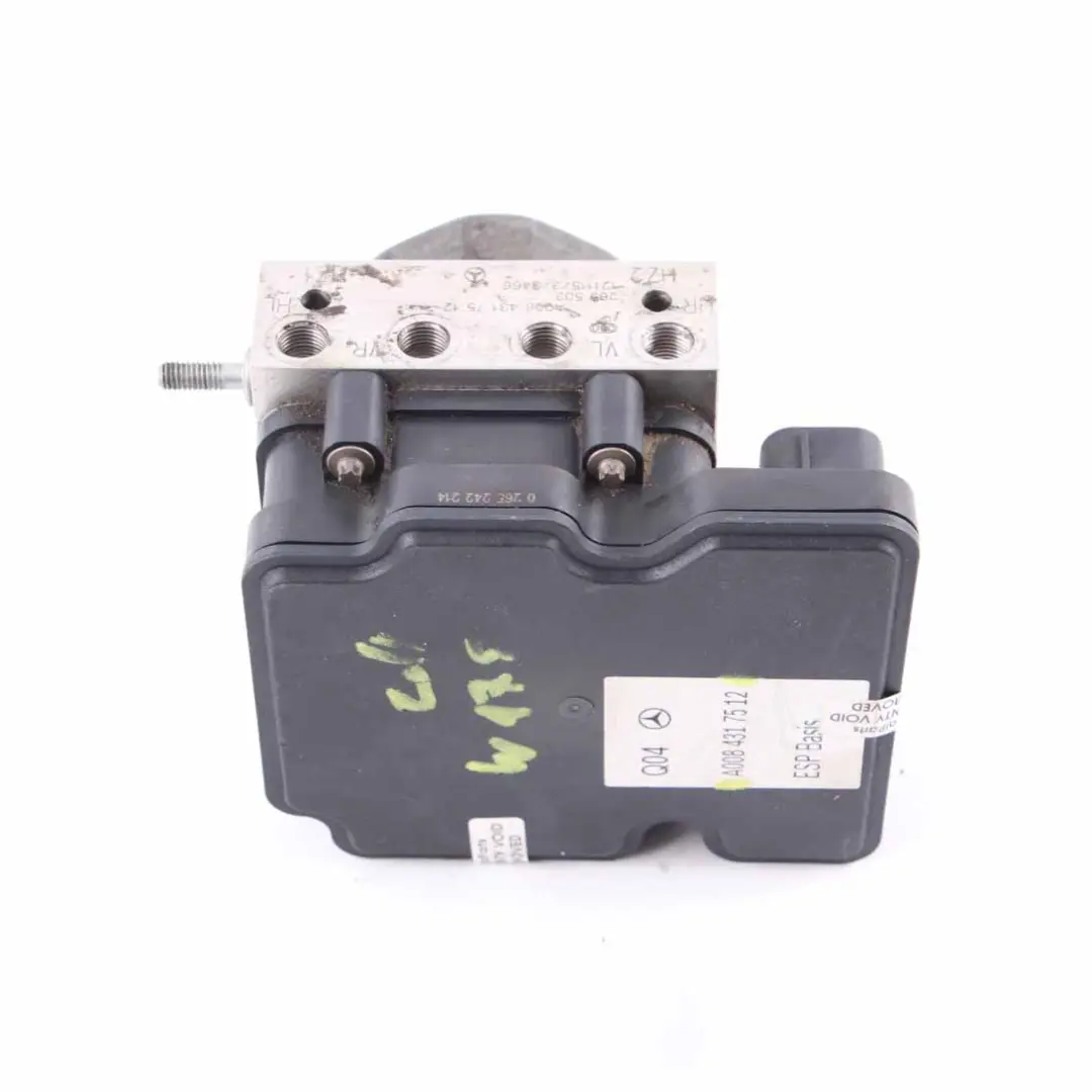 ESP ABS Hydro Bremspumpe Steuergerät Steuergerät für Mercedes W176 mit Teilenummer A0084317512 Mercedes W176 ESP ABS Hydro Bremspumpe Steuergerät Steuergerät - SKU A0084317512 - Teilenummer A0084317512
