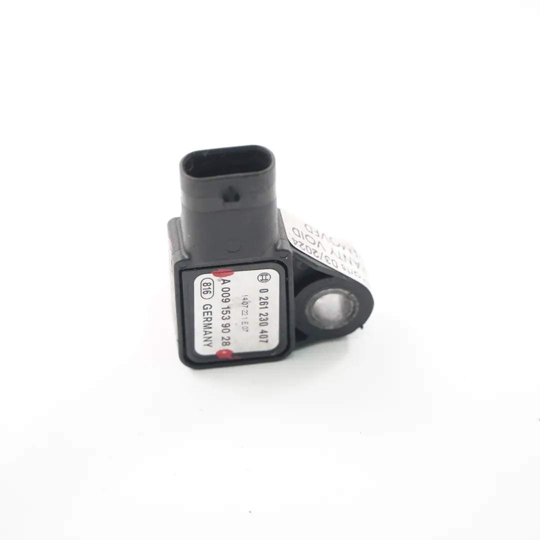 Mercedes W176 Motor Boost Sensor de presión MAP Sensor de aire carga - SKU A0091539028 - Número de pieza A0091539028