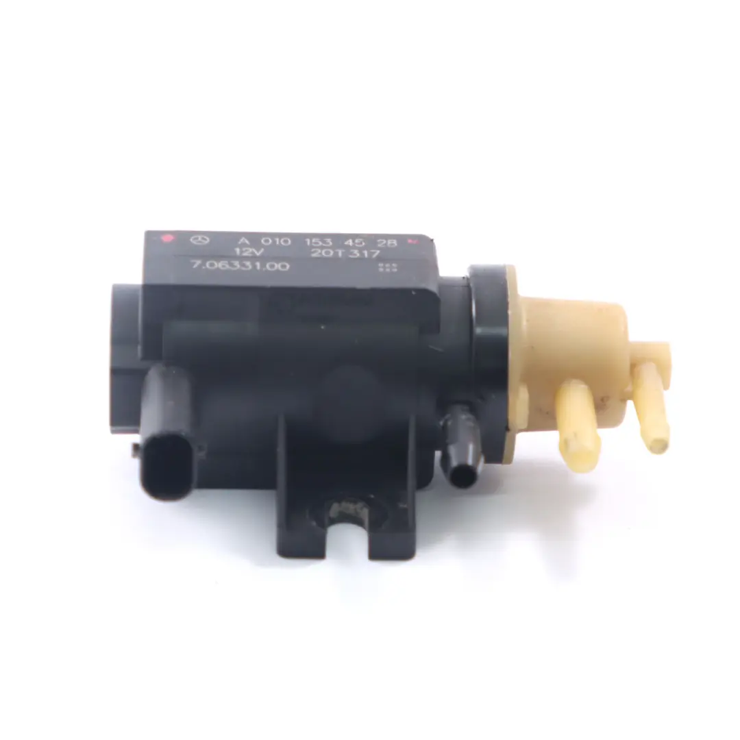 Vacuum Pressure Converter Solenoid to Mercedes W205 W213 W447 Turbo with Part number A0101534528 Mercedes W205 W213 W447 Turbo Vacuum Pressure Converter Solenoid - SKU A0101534528 - Part number A0101534528