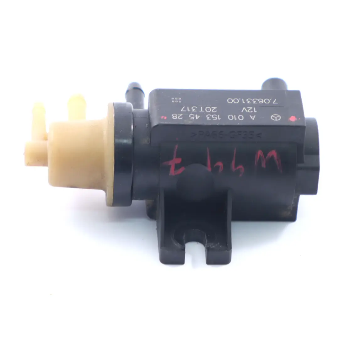 Mercedes W205 W213 W447 Turbo Vuoto Convertitore pressione Solenoide - SKU A0101534528 - Numero di parte A0101534528