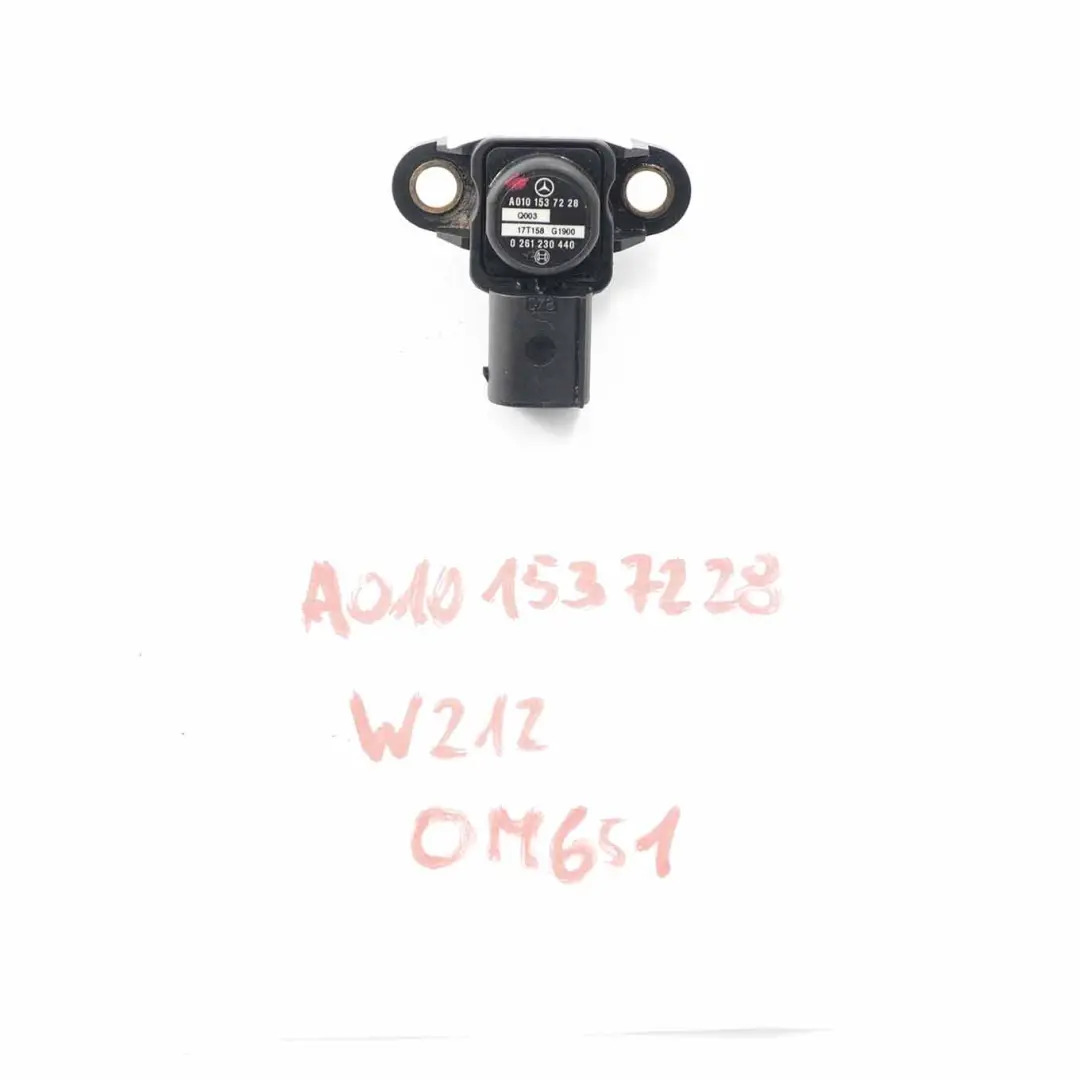 Sensor de presión MAP Colector de admisión de aire para Mercedes W212 con número de pieza A0101537228 Mercedes W212 Sensor de presión MAP Colector de admisión de aire - SKU A0101537228 - Número de pieza A0101537228