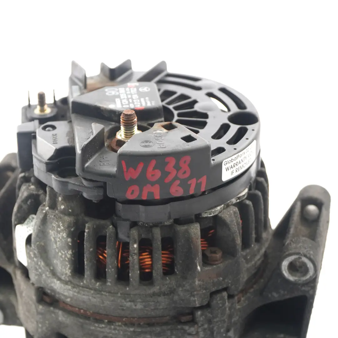  Alternator Mercedes W638 OM611 Engine Alternator Generator - SKU A0131541702 - Part number A0131541702