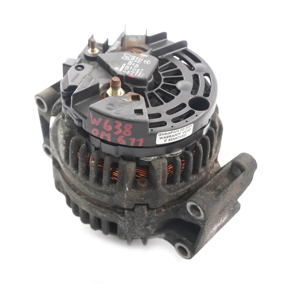 Alternator Mercedes W638 OM611 Alternator do o numerze A0131541702 Alternator Mercedes W638 OM611 Alternator - SKU A0131541702 - Numer Części A0131541702