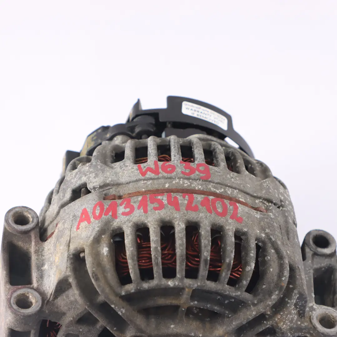  Alternator Mercedes Vito W639 OM646 Engine Alternator Generator - SKU A0131542102 - Part number A0131542102
