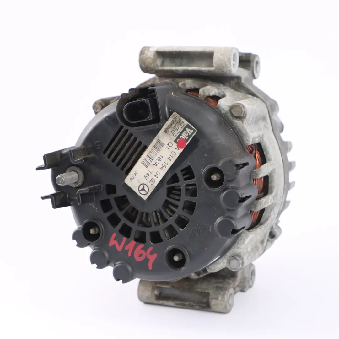  Alternador Motor Mercedes W164 OM272 Alternador 180A 14V Valeo - SKU A0141540402 - Número de pieza A0141540402