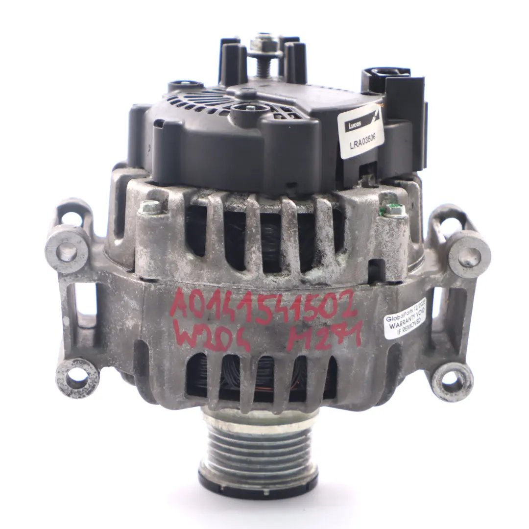  Alternador Generador Mercedes W204 W212 M271 Motor Valeo 150A 14V - SKU A0141541502 - Número de pieza A0141541502