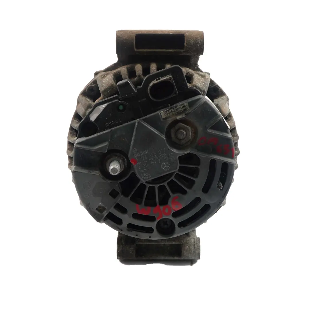  Alternator Mercedes Vito W639 Sprinter W906 Generator 14V 120A Bosch - SKU A0141542702 - Part number A0141542702