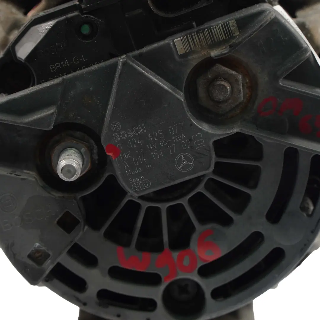  Alternator Mercedes Vito W639 Sprinter W906 Generator 14V 120A Bosch - SKU A0141542702 - Part number A0141542702