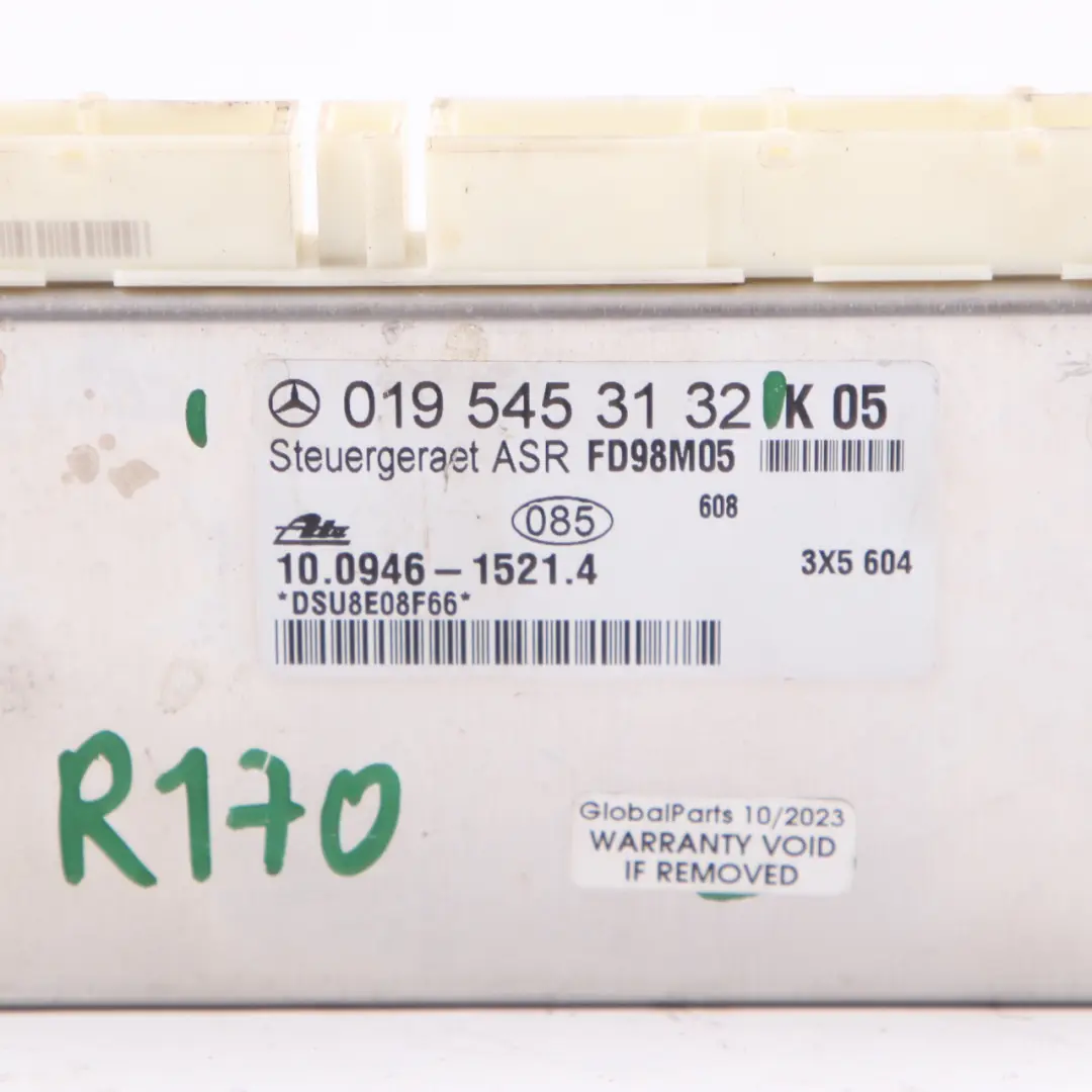 Mercedes SLK R170 W202 W208 ESP Unidad de Control ABS ASR Módulo ECU - SKU A0195453132 - Número de pieza A0195453132