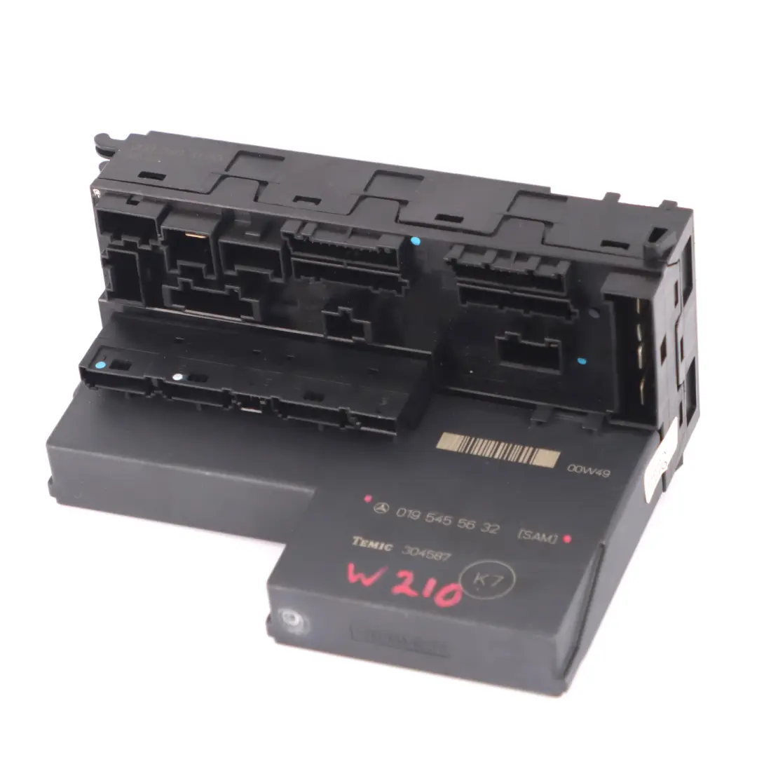 Caja fusibles SAM Relé Control Módulo para Mercedes W202 C208 W210 con número de pieza A0195455632 Mercedes W202 C208 W210 Caja fusibles SAM Relé Control Módulo - SKU A0195455632 - Número de pieza A0195455632