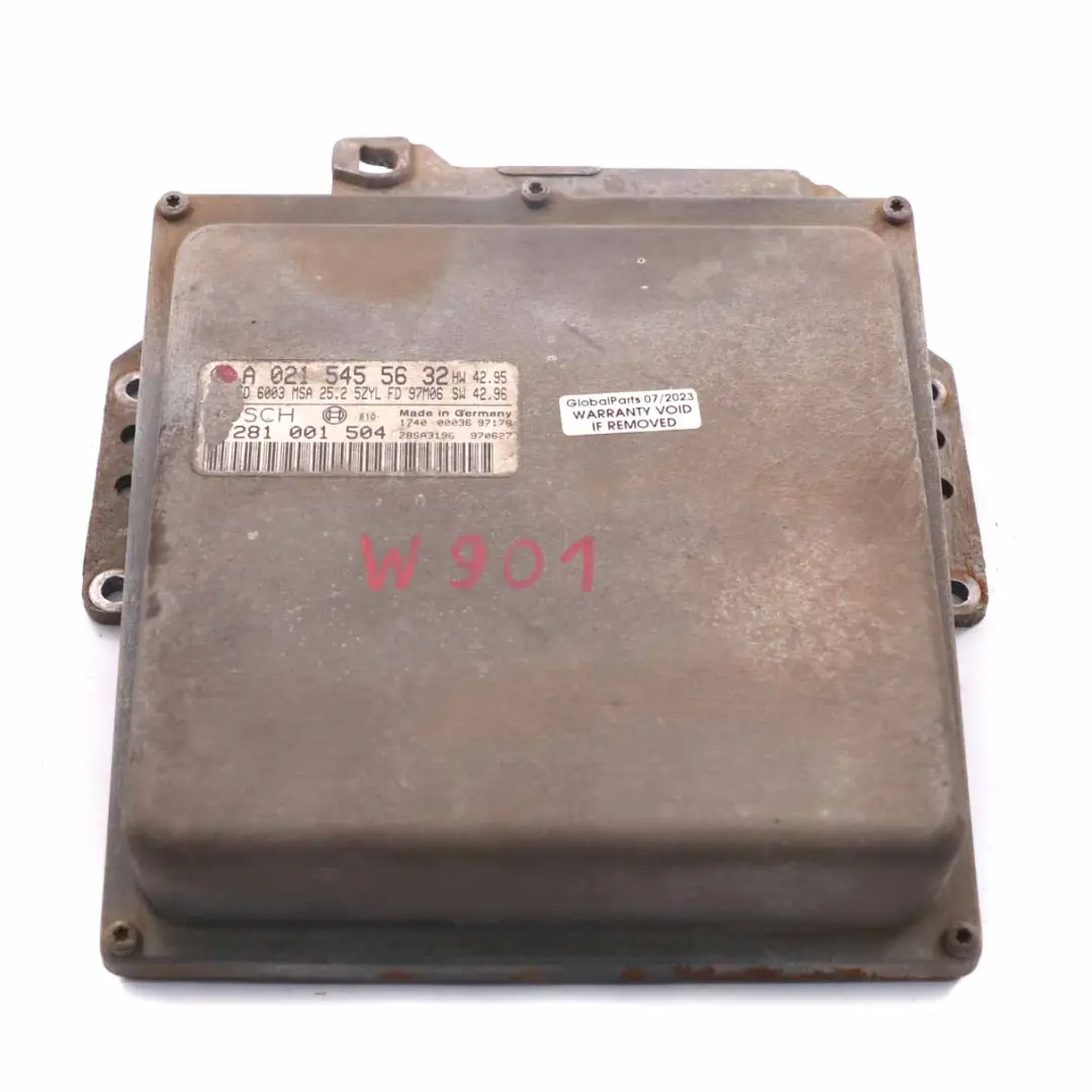 W901 OM602 Engine Control Unit ECU Module Manual to Mercedes Sprinter with Part number A0215455632 Mercedes Sprinter W901 OM602 Engine Control Unit ECU Module Manual - SKU A0215455632 - Part number A0215455632