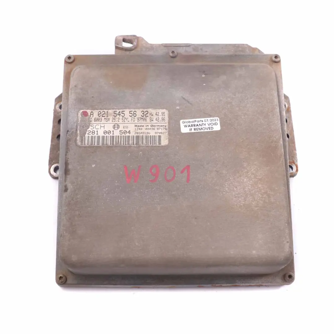 Mercedes Sprinter W901 OM602 Engine Control Unit ECU Module Manual - SKU A0215455632 - Part number A0215455632