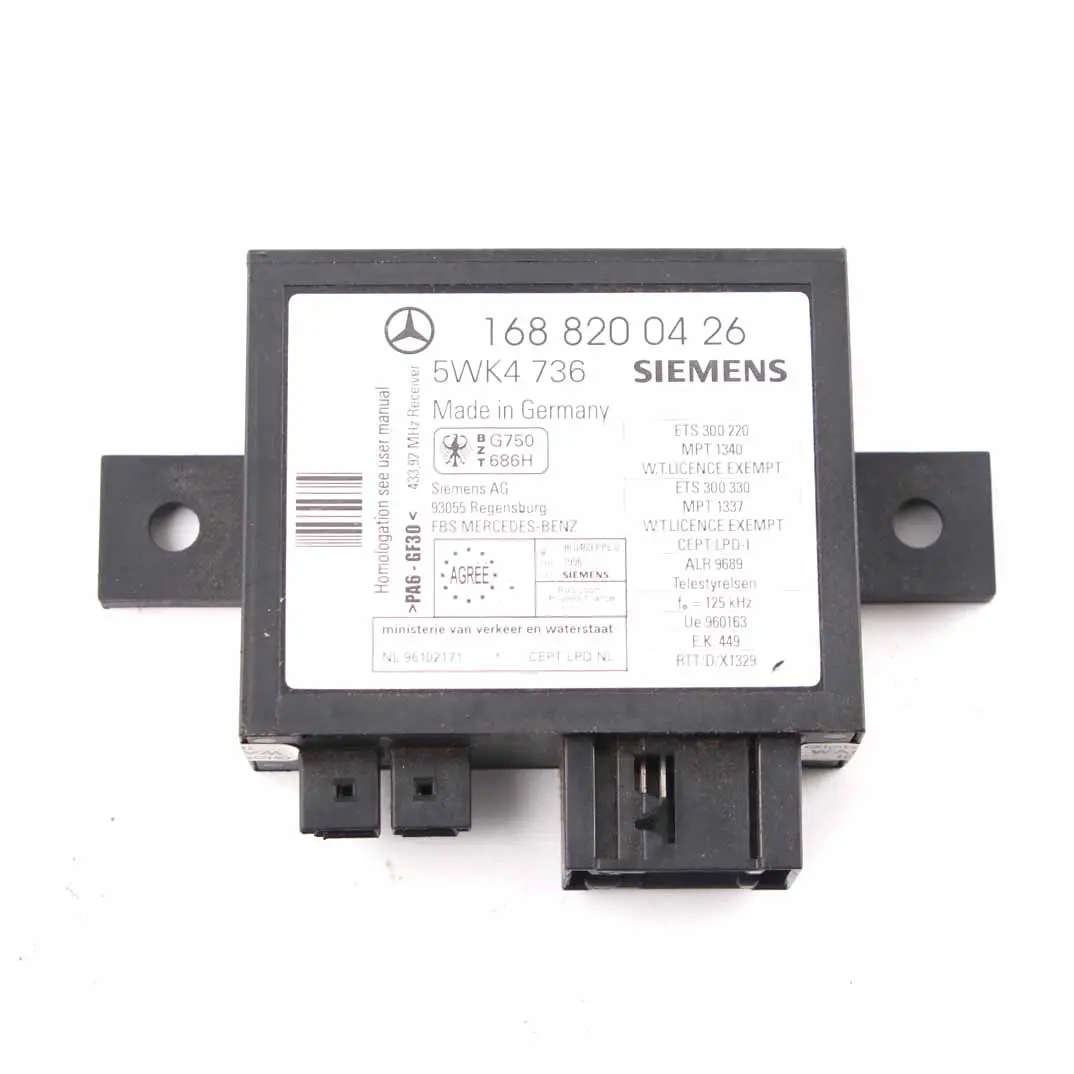 Mercedes R170 SLK 230 Kompressor M111.973 Engine ECU Kit Key Lock - SKU A0235458332-1 - Part number A0235458332