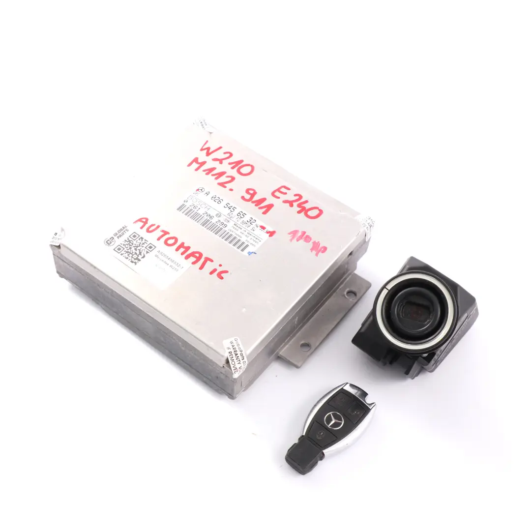 Mercedes W210 E240 112.911 170CV Kit ECU moteur Verrouillage clés - SKU A0265456532-1 - Numéro de pièce A0265456532