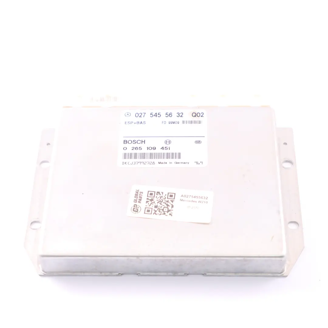 Module ESP Mercedes W210 contrôle programme stabilité électronique pour à propos du numéro de pièce A0275455632 Module ESP Mercedes W210 contrôle programme stabilité électronique - SKU A0275455632 - Numéro de pièce A0275455632