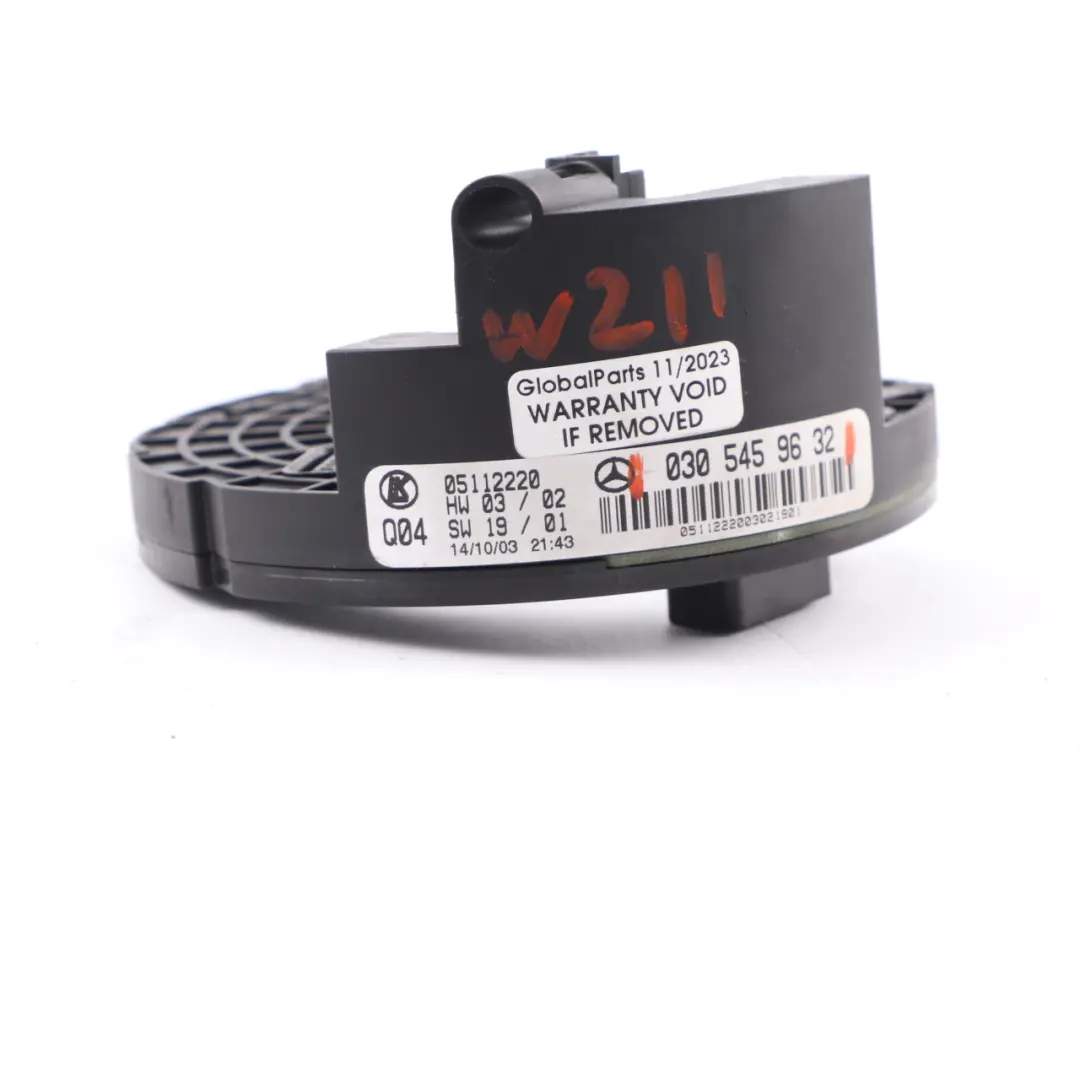 Steering Wheel Angle Sensor Slip Ring Squib Unit to Mercedes W211 with Part number A0305459632 Mercedes W211 Steering Wheel Angle Sensor Slip Ring Squib Unit - SKU A0305459632 - Part number A0305459632
