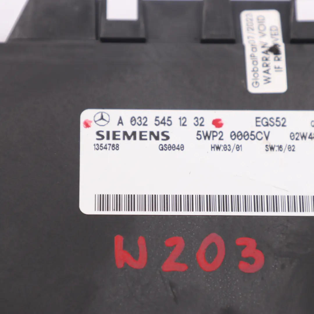 Mercedes W203 Getriebesteuerung Automatikgetriebe Steuergerät - SKU A0325451232 - Teilenummer A0325451232