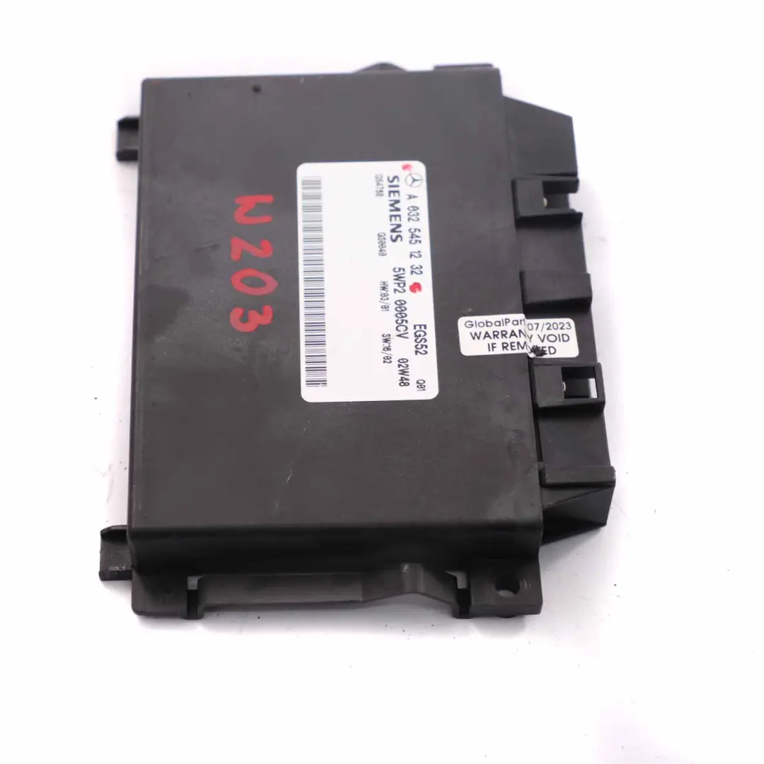 Mercedes W203 Caja de cambios Control de Transmisión - SKU A0325451232 - Número de pieza A0325451232