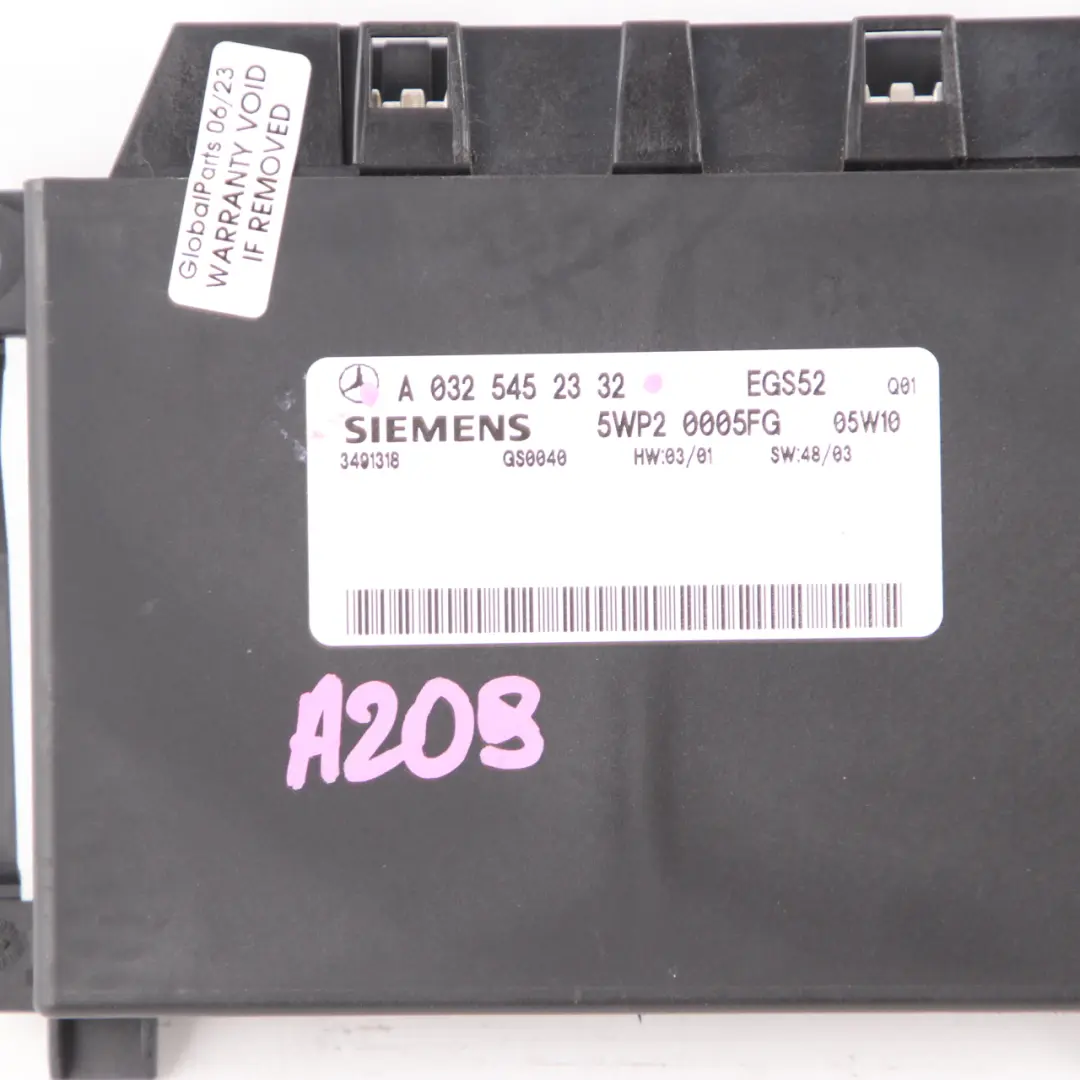 Boîte vitesses automatique EGS Unit Module ECU A0015455716 pour Mercedes Vito W639 à propos du numéro de pièce A0325452332 Mercedes Vito W639 Boîte vitesses automatique EGS Unit Module ECU A0015455716 - SKU A0325452332 - Numéro de pièce A0325452332