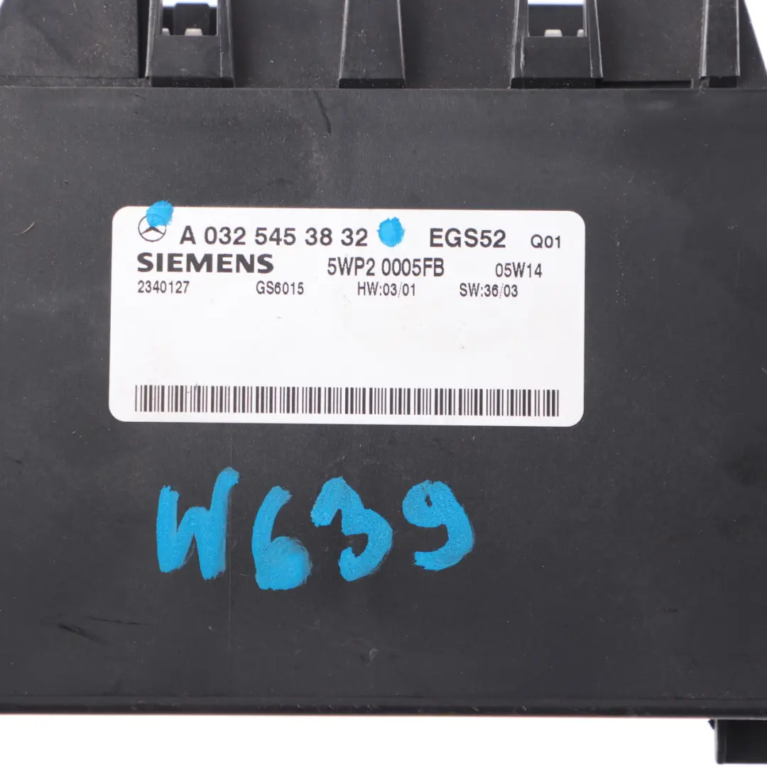 Module Mercedes W639 Automatic Transmission Control Module Unit to with Part number A0325453832 Module Mercedes W639 Automatic Transmission Control Module Unit - SKU A0325453832 - Part number A0325453832