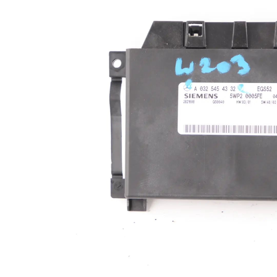 Gearbox EGS Control Unit Transmission Module to Mercedes W203 Automatic with Part number A0325454332 Mercedes W203 Automatic Gearbox EGS Control Unit Transmission Module - SKU A0325454332 - Part number A0325454332