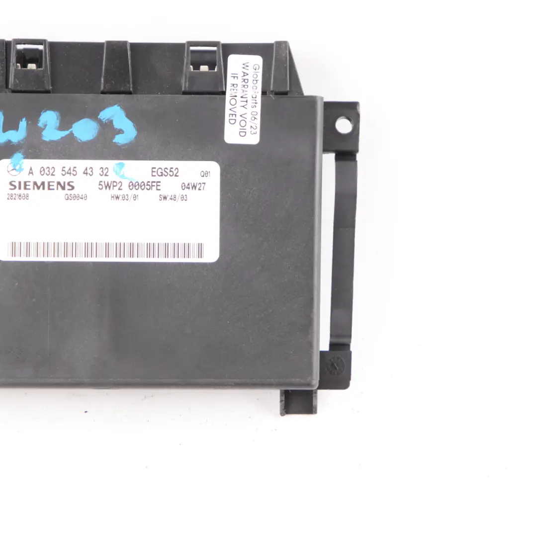 Mercedes W203 Automatic Gearbox EGS Control Unit Transmission Module - SKU A0325454332 - Part number A0325454332