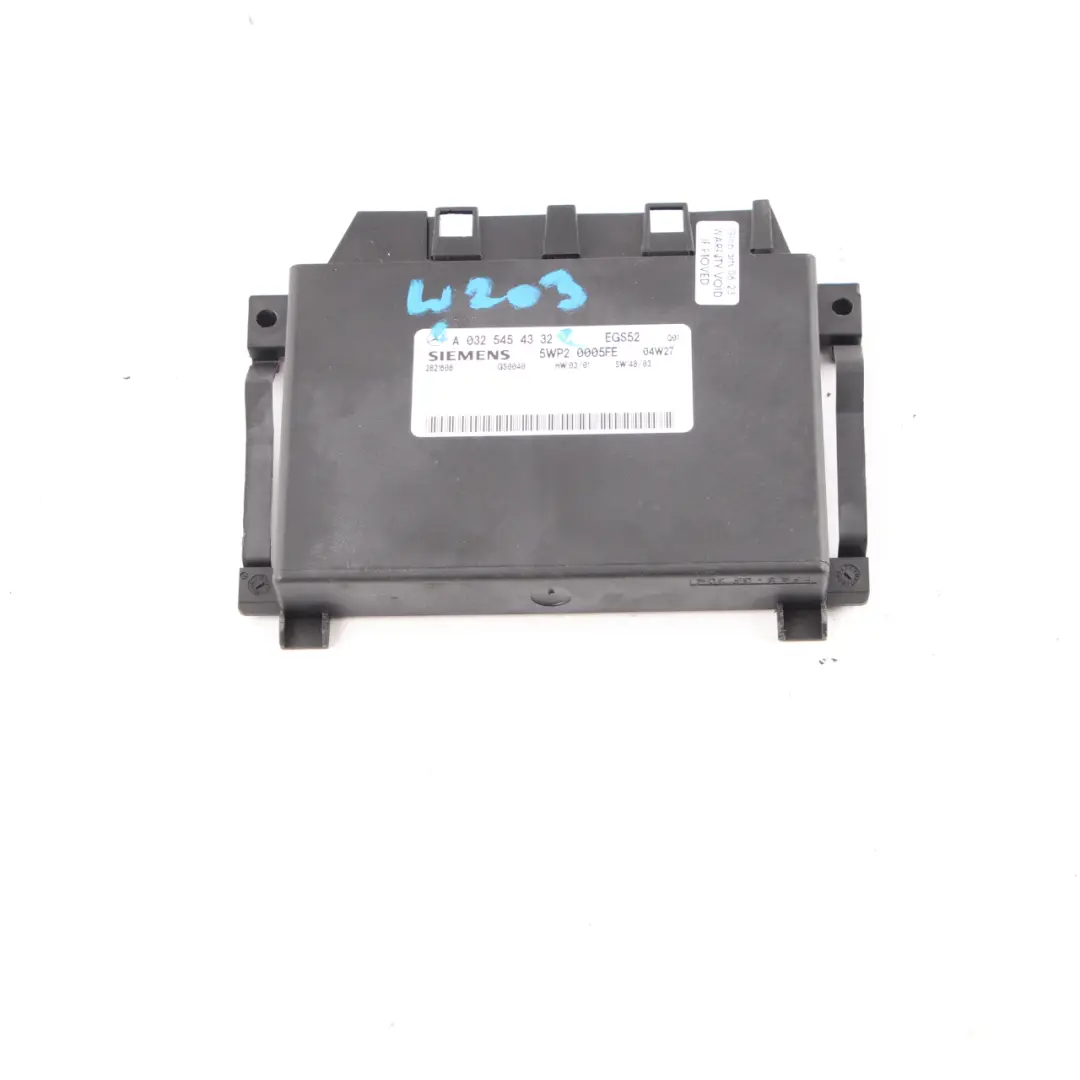 Gearbox EGS Control Unit Transmission Module to Mercedes W203 Automatic with Part number A0325454332 Mercedes W203 Automatic Gearbox EGS Control Unit Transmission Module - SKU A0325454332 - Part number A0325454332
