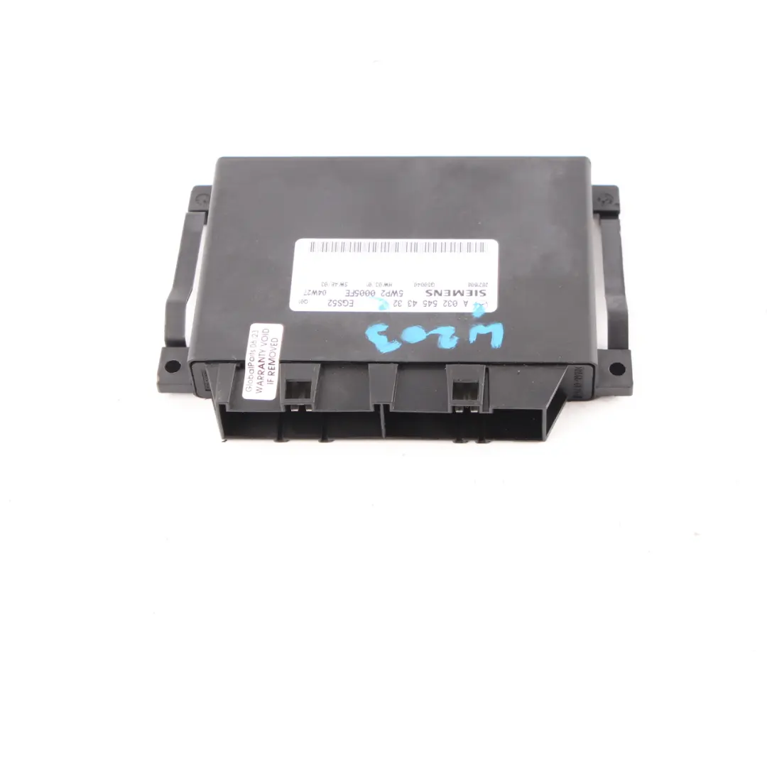 Gearbox EGS Control Unit Transmission Module to Mercedes W203 Automatic with Part number A0325454332 Mercedes W203 Automatic Gearbox EGS Control Unit Transmission Module - SKU A0325454332 - Part number A0325454332