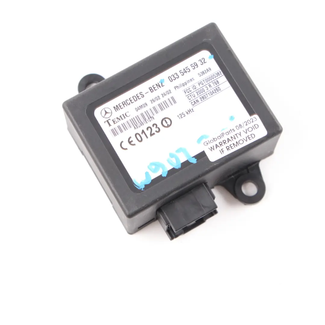 W901 W905 Immobilizer Control Unit Module ECU to Mercedes Sprinter with Part number A0335455932 Mercedes Sprinter W901 W905 Immobilizer Control Unit Module ECU - SKU A0335455932 - Part number A0335455932