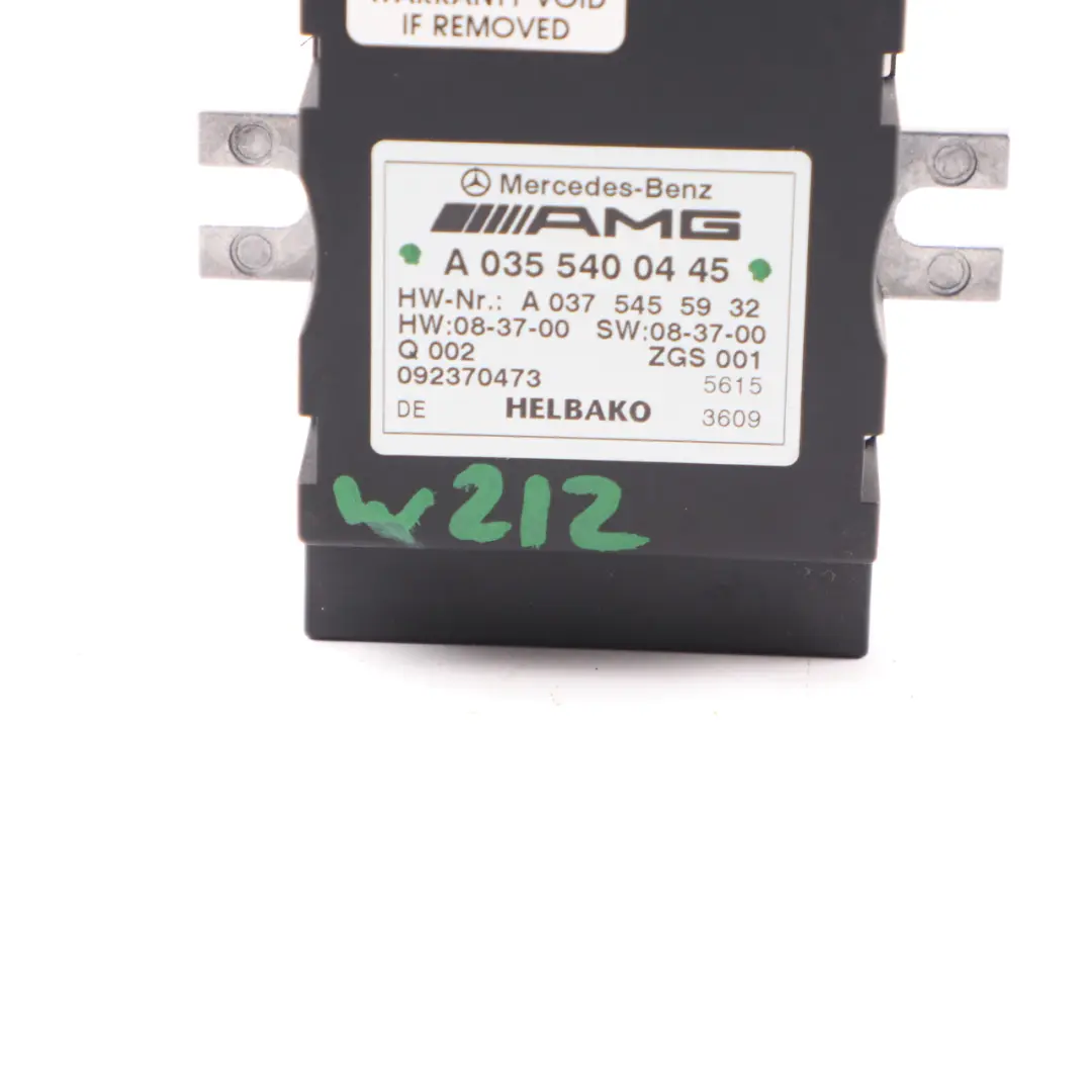 Mercedes W204 W212 W221 AMG Módulo Bomba Combustible Unidad ECU - SKU A0355400445 - Número de pieza A0355400445
