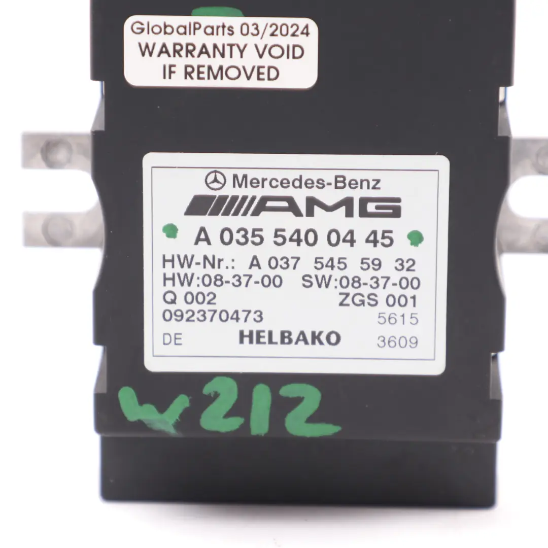 Mercedes W204 W212 W221 AMG Fuel Pump Module Control Unit ECU - SKU A0355400445 - Part number A0355400445