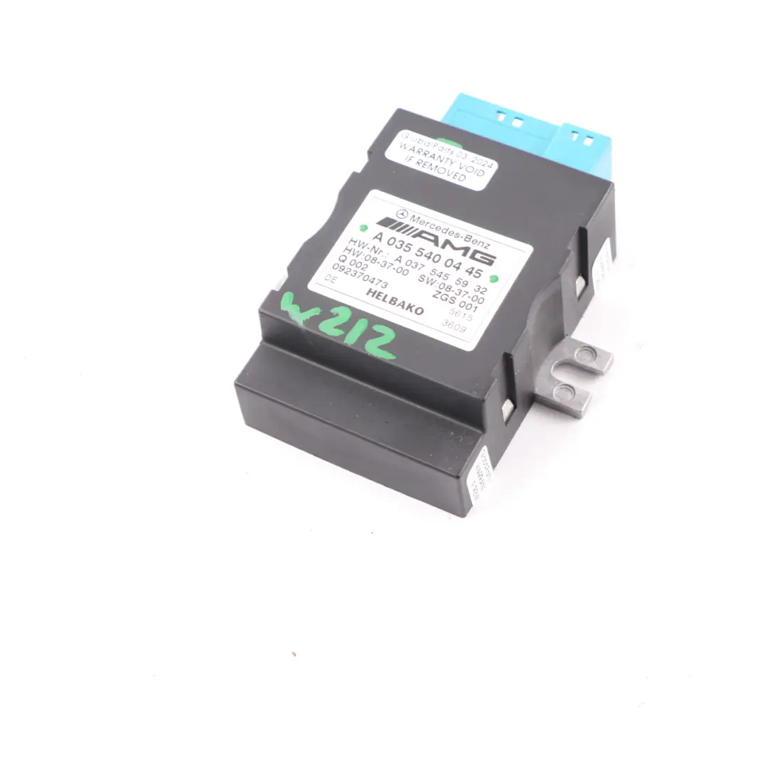 Mercedes W204 W212 W221 AMG Fuel Pump Module Control Unit ECU - SKU A0355400445 - Part number A0355400445