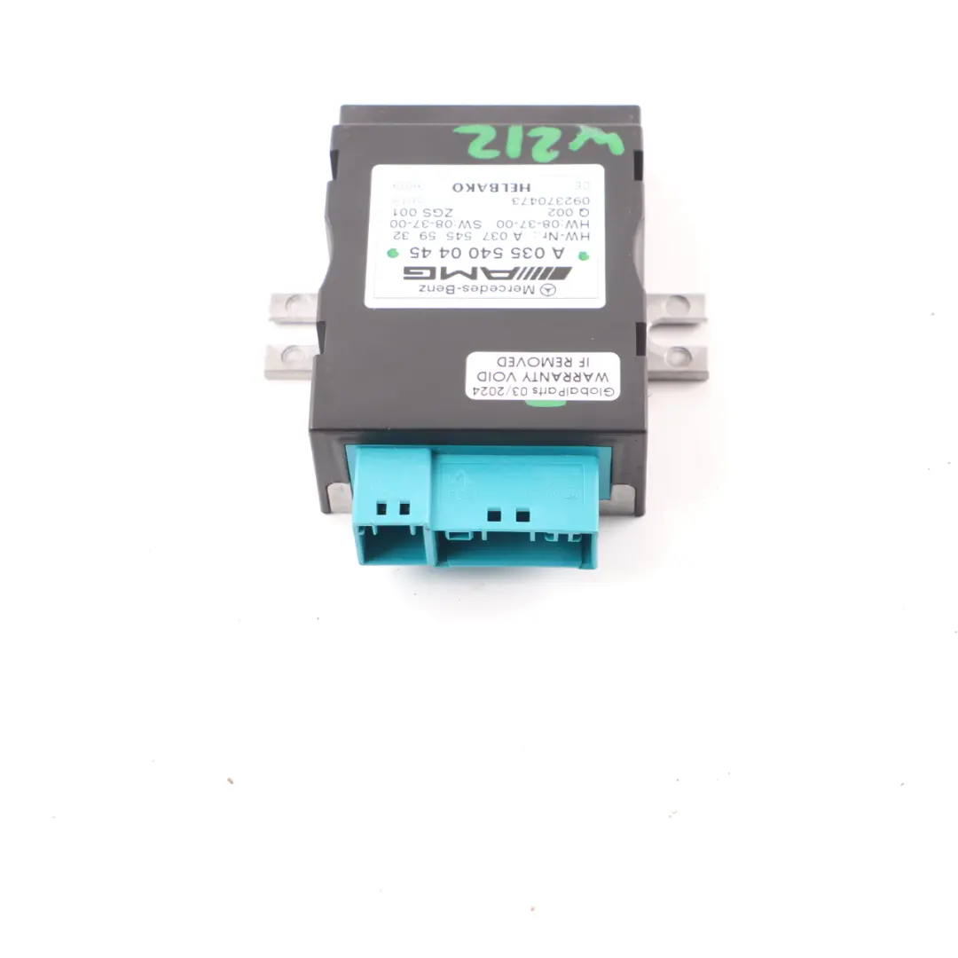 Mercedes W204 W212 W221 AMG Módulo Bomba Combustible Unidad ECU - SKU A0355400445 - Número de pieza A0355400445
