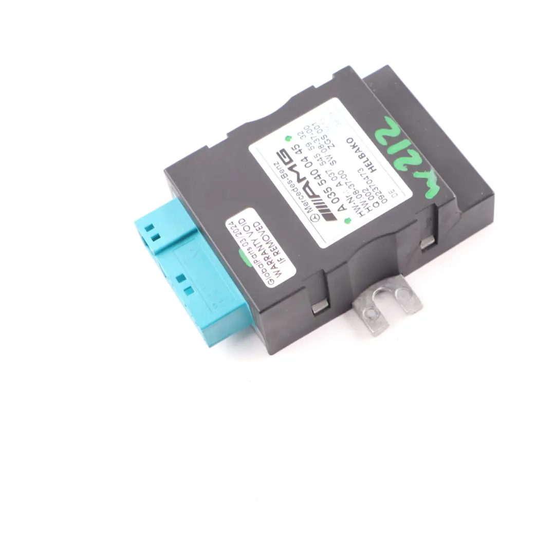 Mercedes W204 W212 W221 AMG Módulo Bomba Combustible Unidad ECU - SKU A0355400445 - Número de pieza A0355400445